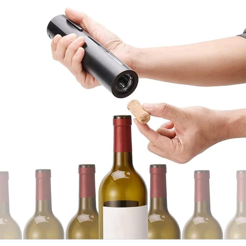 Abridor de Vinho Elétrico Automático Premium Original + 3 BRINDES GRÁTIS
